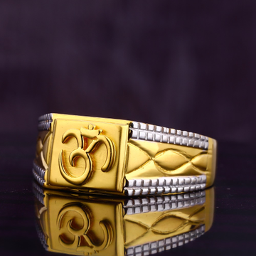 916 Gold Delicate Men's Ring MGR171