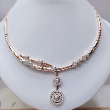 18KT Rose Gold Plated Designer Necklace VJ-N007  by 
