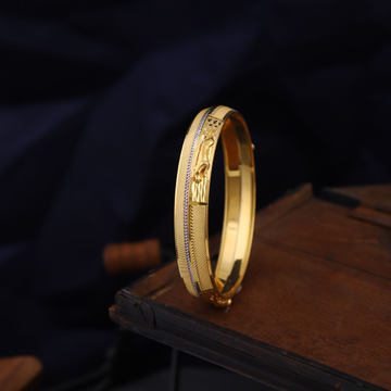 916 Gold Fancy Gents Mens Kada by 