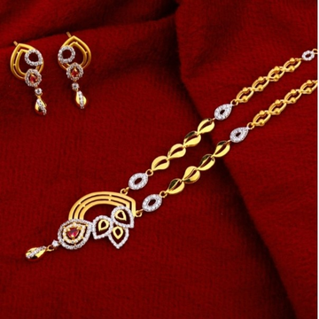 22 carat gold classical ladies necklace set RH-NS3...