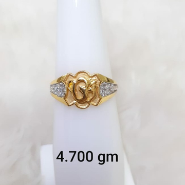 916 customisable light weight OM cz Gents ring by 