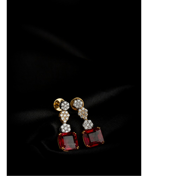 18KT Real Diamond Ladies Designer Earrings by 