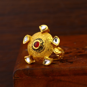916 Gold Hallmark Antique Designer Ladies Ring LAR...