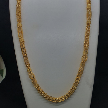 Gold 91.6 Indo Design Gents Chain by 