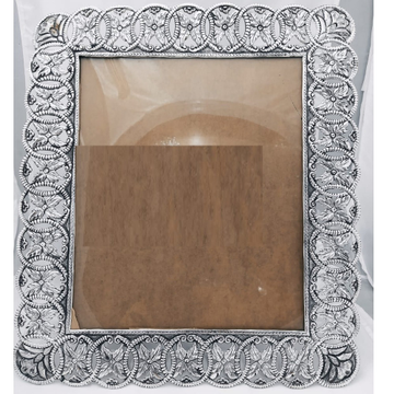 Pure Silver Photo Frame In Antique Nakashii work P... by 