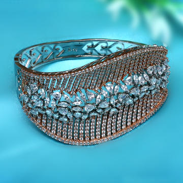 925 Silver Designer Diamond Ring For Wedding PJ-R0...