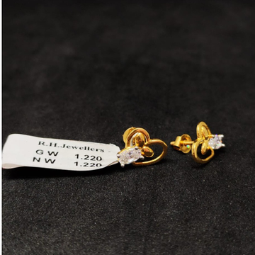 22 carat gold ladies earrings RH-LE323