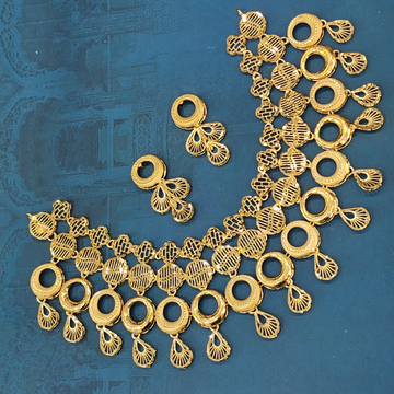 1.Gram Gold Exclusive Turki Necklace Set by 