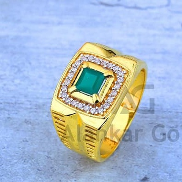 916 Gold Pana stone Ring