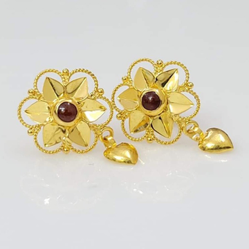 22 carat gold classical ladies earrings RH-LE816