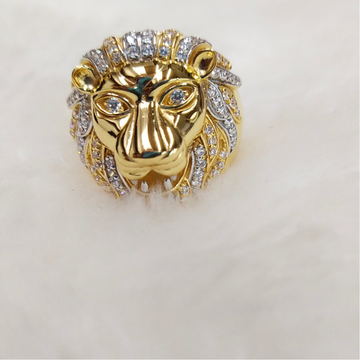 916 gold Trendy Men's Ring SO-R006 by Simandhar Ornament