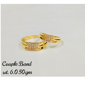 Gold trending couple ring by 