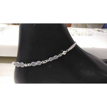 92.5 Sterling Silver Udaipur Anklet(Payal) Ms-3425 by 