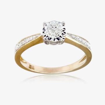 916 Gold Fancy Diamond Ring by Vipul R Soni