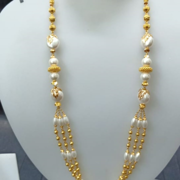 22 KT Gold Trendy Ethnic Antique Mala CJAM48 by Celebrity Jewels