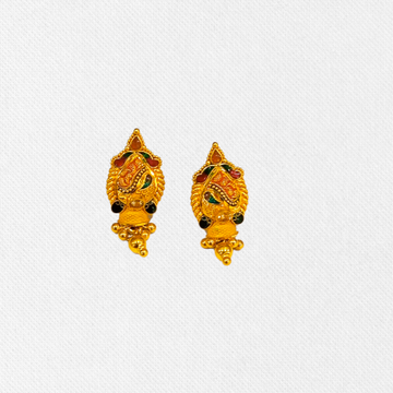 Gold 22ct Small Earrings by 