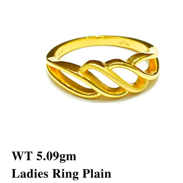 22k Gold Ladies Ring Plain by 
