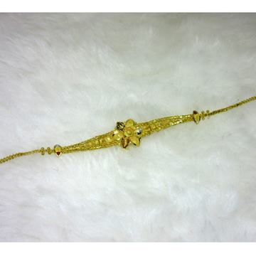 Gold Flower Shape Design Fancy Bracelet by 