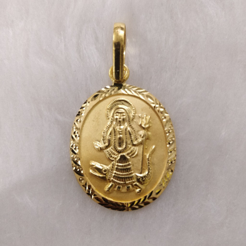 916 Gold Fancy Khodiyar Maa Pendant