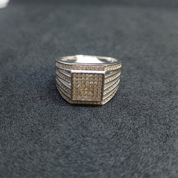 Silver Box design ring by Ghunghru Jewellers