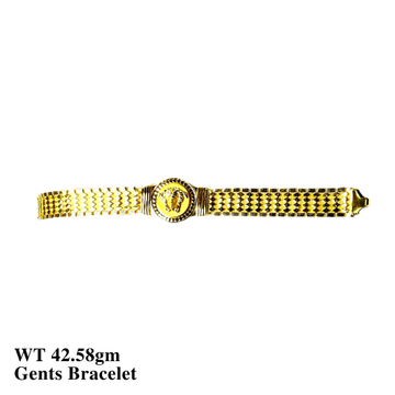 22k gents bracelet by 