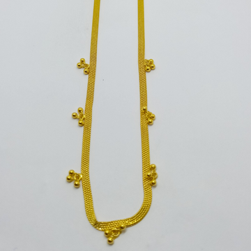 22crt Machine Gold Chain for Ladies by Suvidhi Ornaments