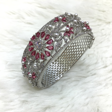 Silver Forming Fancy Diamond Bracelet by 