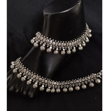 925 Pure Silver Antique Payal Handmade PO-208-23 by 
