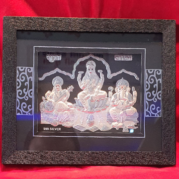 999.silver trimurti photo frame by 