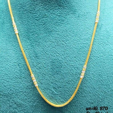 22crt Gold Fancy Chain by Suvidhi Ornaments