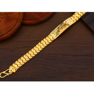 22KT Gold men's Plain Bracelet MPB362