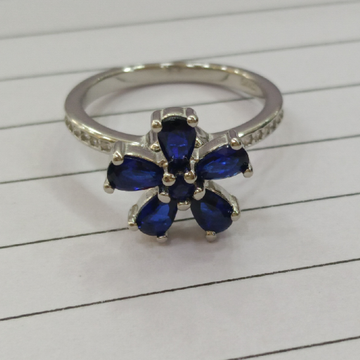 92.5 silver fan Design Ladies Ring by 
