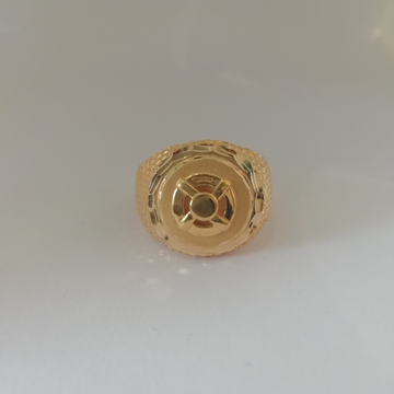 916 gold fancy Gents ring by 