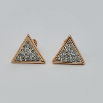 18k hallmar fancy earring by Sangam Jewellers
