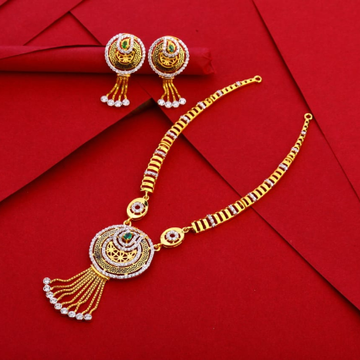 916 Gold Ladies Stylish Necklace Set LN280