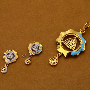 Ladies pendant set 916 cz by 