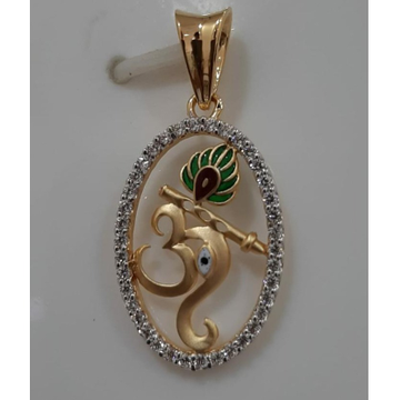 916 gold ganeshji pendant by 