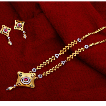 22kt Gold Fancy Chain Necklace  CN73