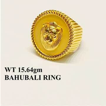 22K Bahubali Lion Ring by 