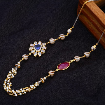 916 Gold Hallmark Designer Antique Ladies Chainmal...