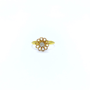 REAL DIAMOND FANCY FLOWER RING by 