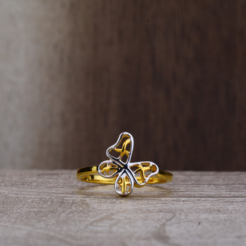 22ct Gold Plain Designer Ring LPR172