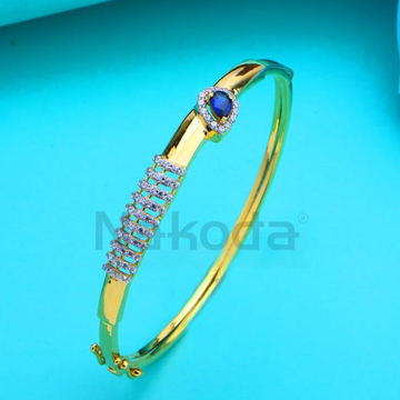 750 Gold Ladies Gorgeous Kada Bracelet LKB235