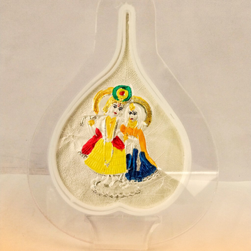 999 Silver Radha Krishna Showpiece For Gift by Pratima Jewellers