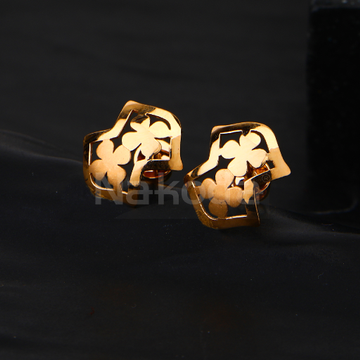 18CT Rose Gold Women's Fancy Hallmark Earring RE27...