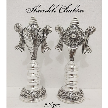 925 silver shankh chakra  by 