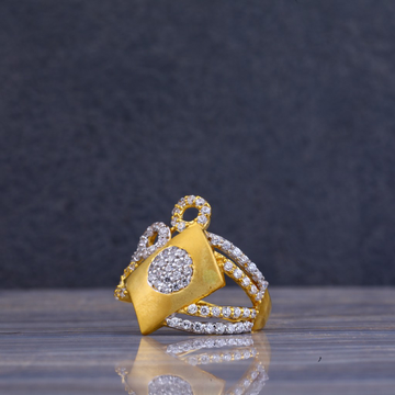 22kt Gold Cz Designer Ring LLR87