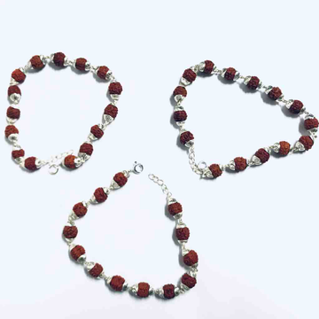 925 sterling silver Rudrax bracelet by Veer Jewels