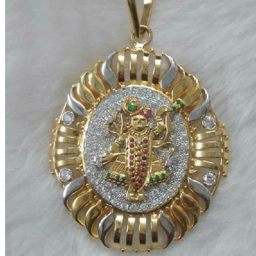 916 Gold Designer Shrinathji Pendant