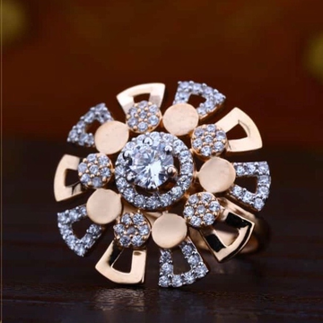 916 Hallmark Flower Ladies Ring by Pratima Jewellers